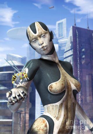 Illustration for article titled Gallery 2 Sexy Robots and Cyborgs